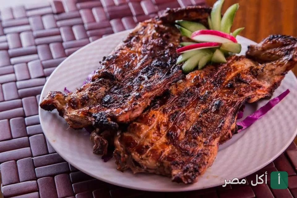 طبق مشويات شرقي من مطعم العربي في الشيخ زايد