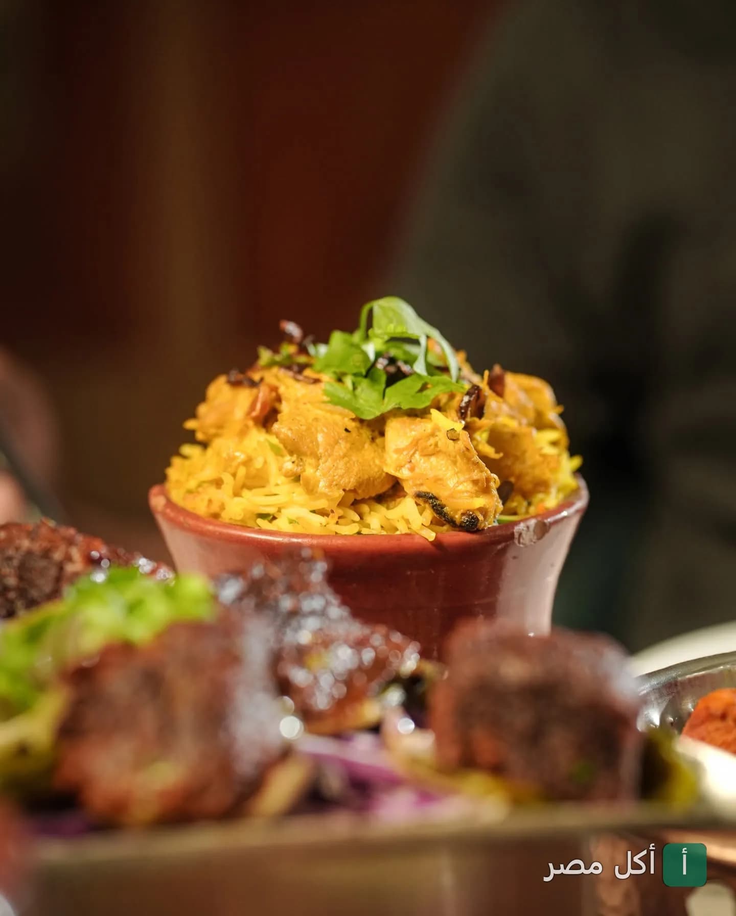 طبق أرز بالدجاج من مطعم إنديا جيت في بولاق الدكرور